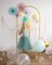 Mermaid Party Fan Set – 6 Pastel Decorations for Under-the-Sea Events